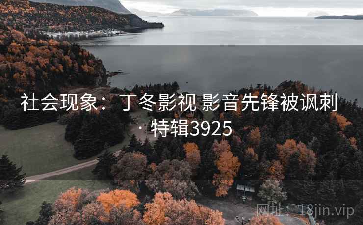 社会现象:丁冬影视 影音先锋被讽刺 · 特辑3925 第1张 社会现象:丁冬影视 影音先锋被讽刺 · 特辑3925 第1张
